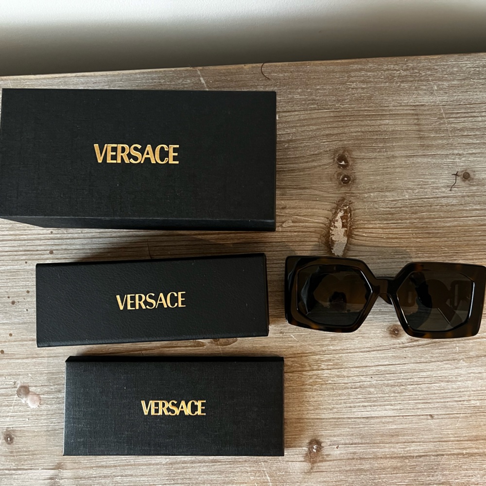 Versace Tortoise Shell Sunglasses